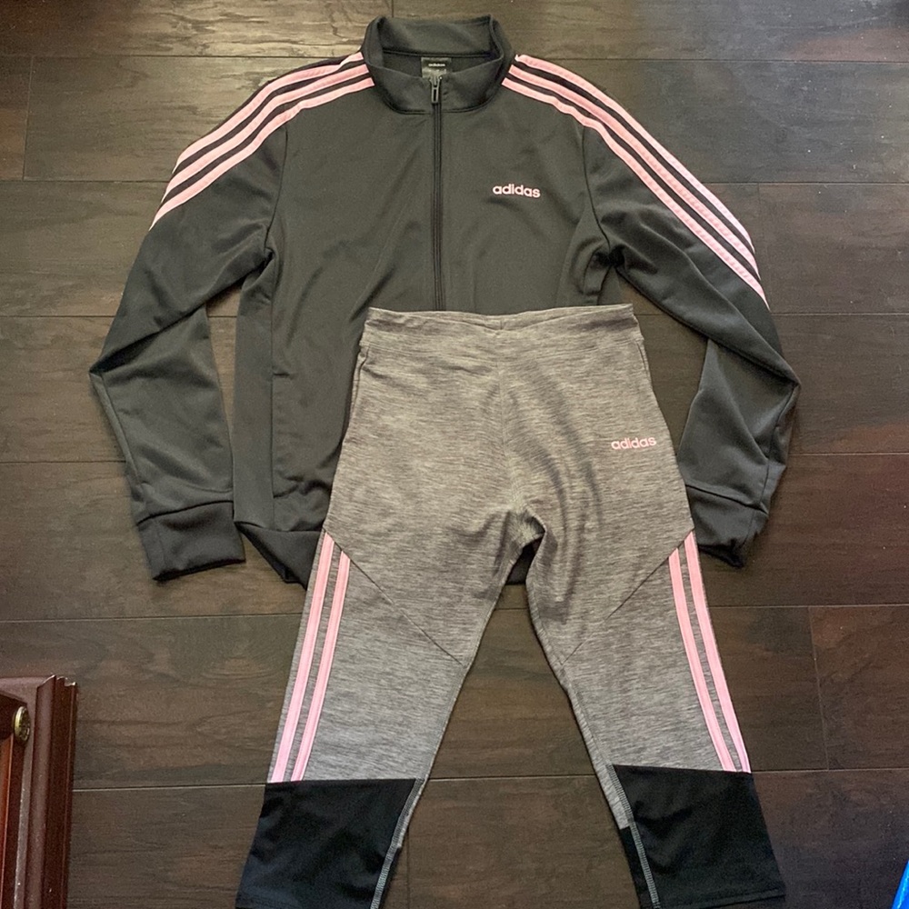 Adidas || matching set || Girls || Size: Medium||